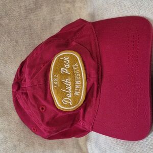 Duluth Pack Minnesota 1882 Dark Red Sliderback Hat - NWOT